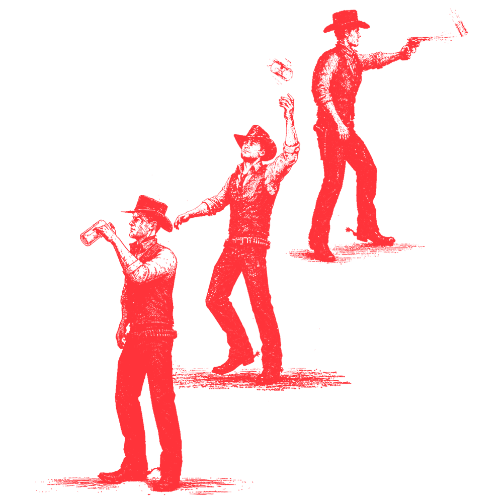 Virtual reality shooter game