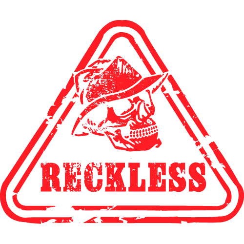 Reckless wanted poster stamp