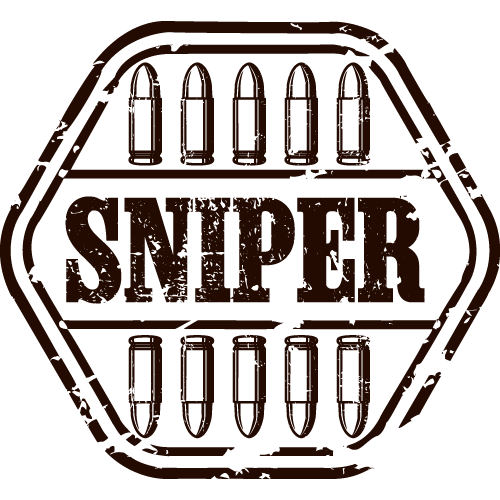 Sniper wanted poster stamp
